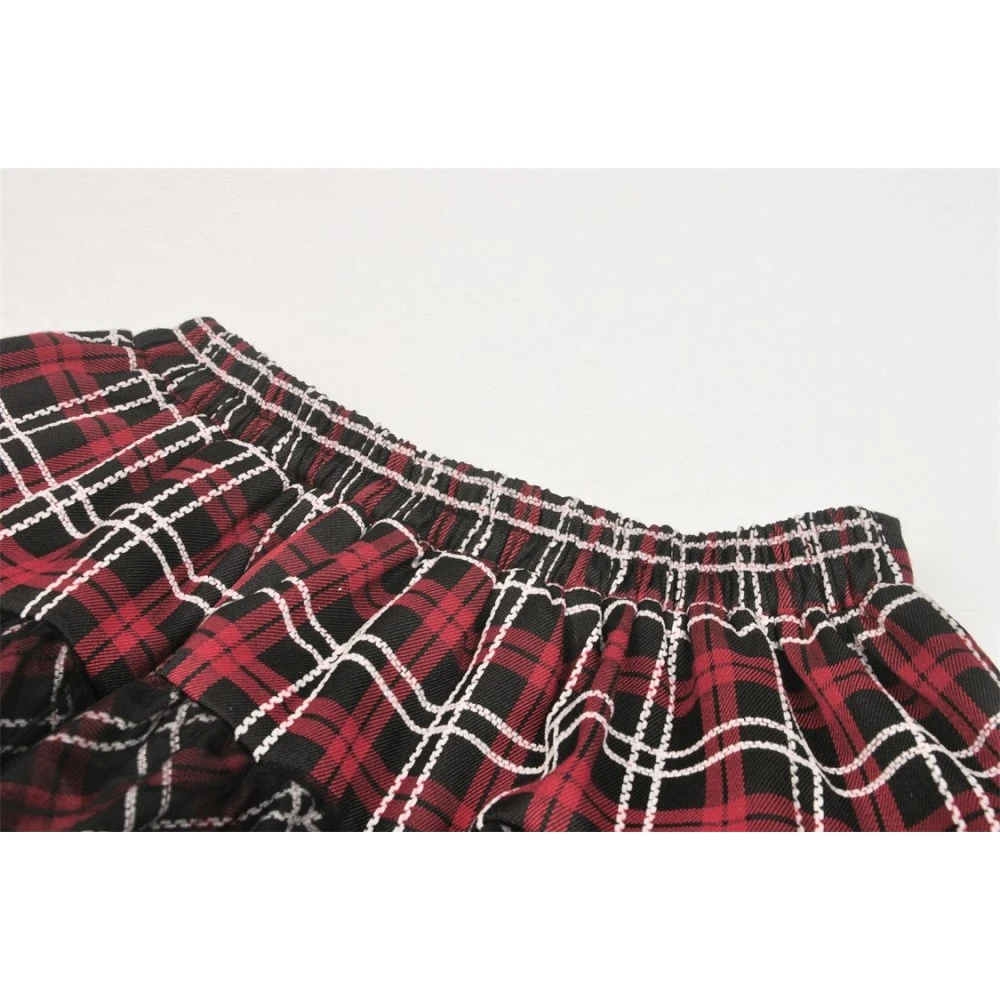 Ladies Dark In Love Exigis Tartan Skirt 15 Ladies Dark In Love Exigis Tartan Skirt