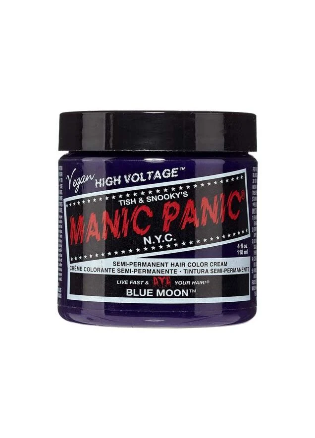 Hair Dye Manic Panic Classic Cream Hair Colour - Blue Moon 6 Hair Dye Manic Panic Classic Cream Hair Colour - Blue Moon