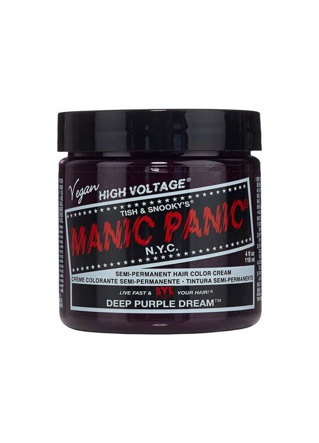 Hair Dye Manic Panic Classic Cream Hair Colour - Deep Purple Dream 5 Hair Dye Manic Panic Classic Cream Hair Colour - Deep Purple Dream