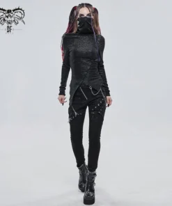 Ladies Devil Fashion Claudette Turtleneck Top