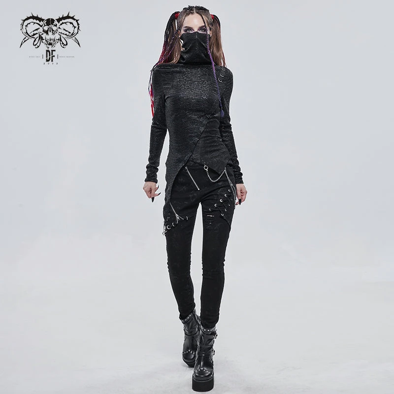 Ladies Devil Fashion Claudette Turtleneck Top 4 Ladies Devil Fashion Claudette Turtleneck Top