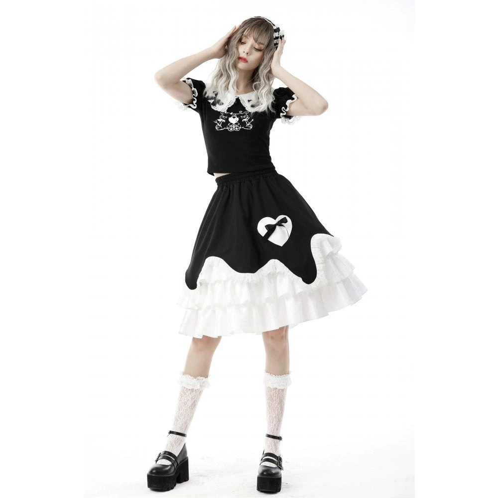 Dark In Love Prairie Frill Skirt 7 Dark In Love Prairie Frill Skirt