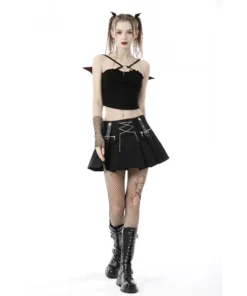 New Arrivals Dark In Love Tilda Winged Top