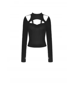 Dark In Love Alice Cold Shoulder Top Ladies