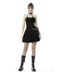 New Arrivals Dark In Love Anthea Halter Top