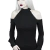 Killstar Kassandra Cold Shoulder Top