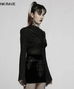 Punk Rave Willow Hooded Bolero 18 Punk Rave Willow Hooded Bolero