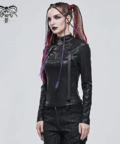 Devil Fashion Beatrix Long Sleeve Top Ladies 14 Devil Fashion Beatrix Long Sleeve Top Ladies