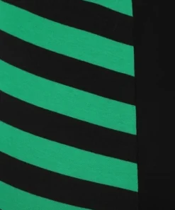 Banned Apparel Banned Half Black Half Stripes Leggings - Green Ladies 18 Banned Apparel Banned Half Black Half Stripes Leggings - Green Ladies