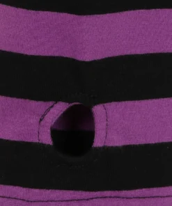 Banned Apparel Ladies Banned Lycoris Top - Black & Purple