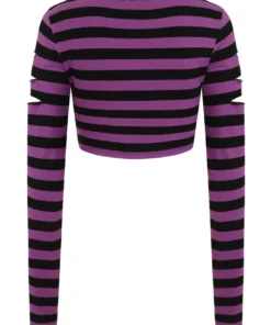 Banned Apparel Banned Chantrea Top - Black & Purple 17 Banned Apparel Banned Chantrea Top - Black & Purple