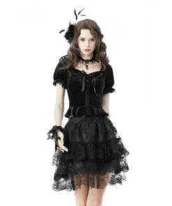 Dark In Love Kalia Velvet Top