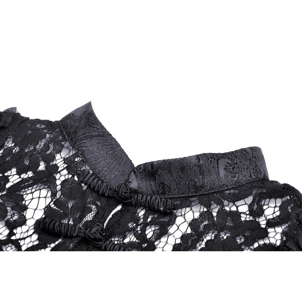 Ladies Dark In Love Esmeralda Lace Cape 8 Ladies Dark In Love Esmeralda Lace Cape