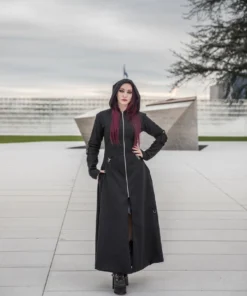 Necessary Evil Purple Lined Selene Coat 47 Necessary Evil Purple Lined Selene Coat