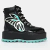 Koi Footwear Koi Tooth Fairy's Intent Blue Platform Boots New Arrivals 2 Koi Footwear Koi Tooth Fairy's Intent Blue Platform Boots New Arrivals