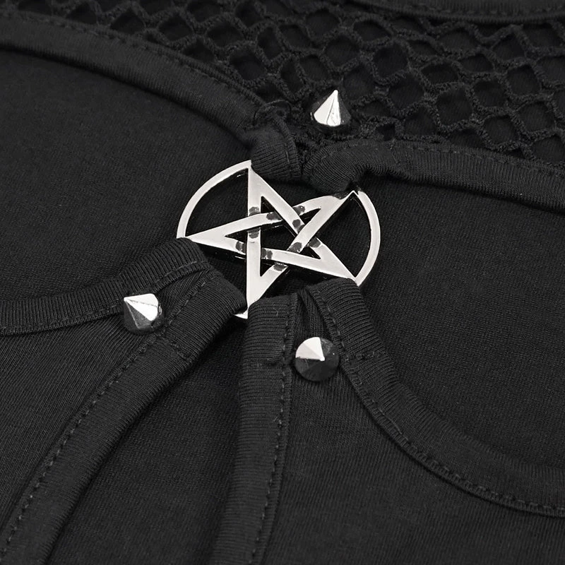 Ladies Devil Fashion Athena Long Sleeve Fishnet Top 12 Ladies Devil Fashion Athena Long Sleeve Fishnet Top