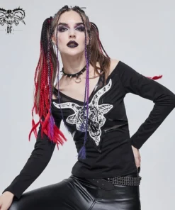 Ladies Devil Fashion Ezra Long Sleeve Top 18 Ladies Devil Fashion Ezra Long Sleeve Top