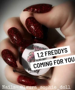 Radioactive Unicorn 1, 2 Freddy’s Coming For You Nail Polish