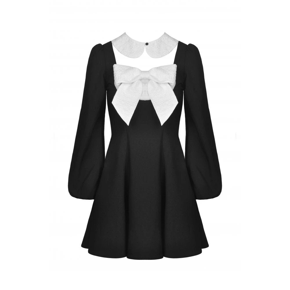 Dark In Love Sloane Bowknot Dress Ladies 4 Dark In Love Sloane Bowknot Dress Ladies