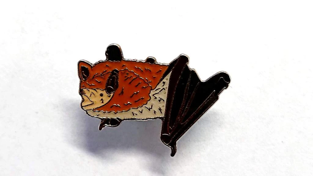 Bat Conservation Trust Daubenton's Bat Pin Badge 3 Bat Conservation Trust Daubenton's Bat Pin Badge