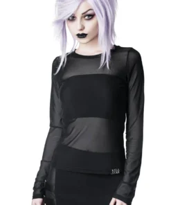 Killstar Bytes Mesh Top Ladies