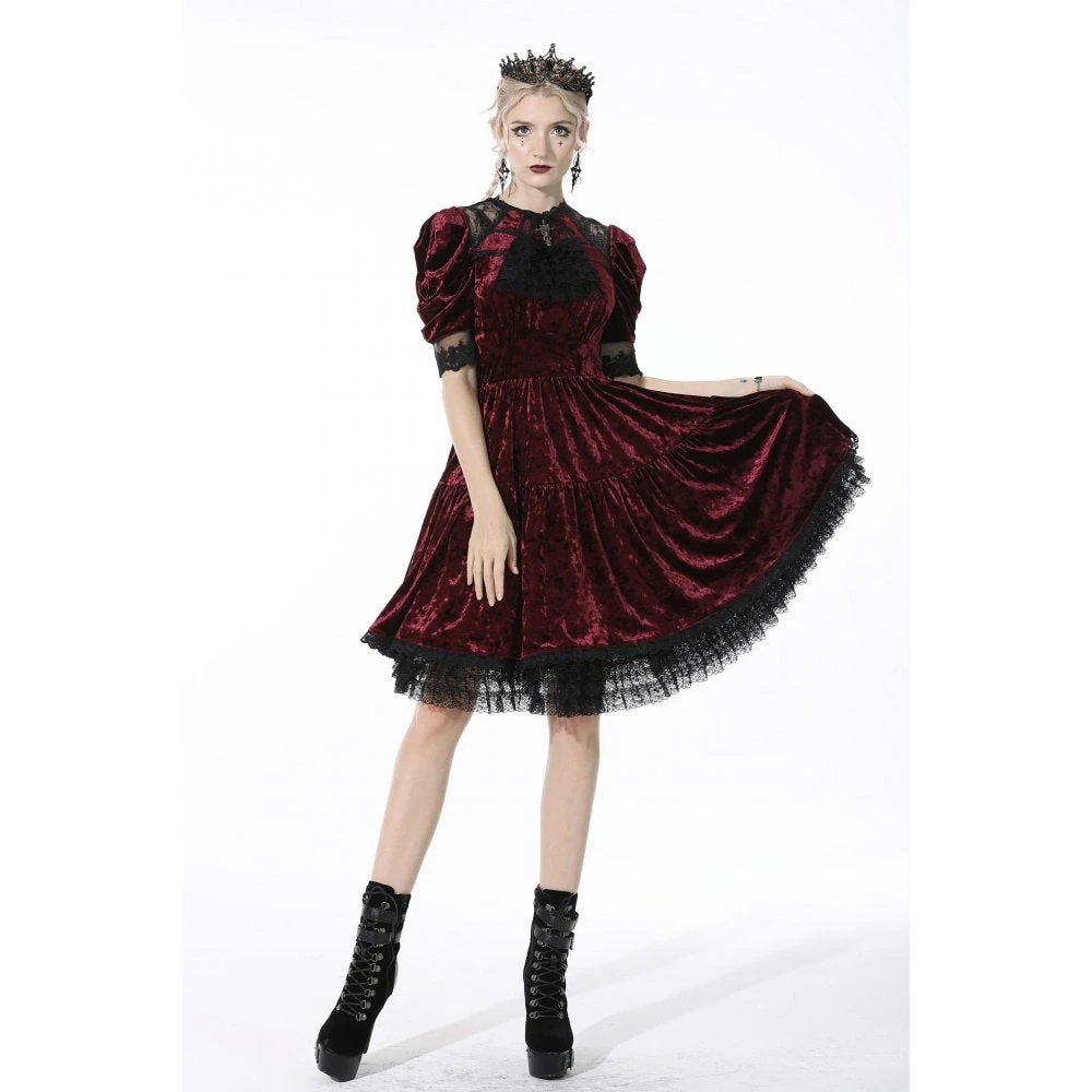 Dark In Love Crimsonia Dress Ladies 7 Dark In Love Crimsonia Dress Ladies