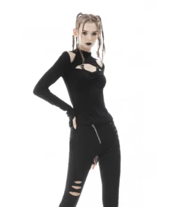 Dark In Love Alice Cold Shoulder Top Ladies 29 Dark In Love Alice Cold Shoulder Top Ladies