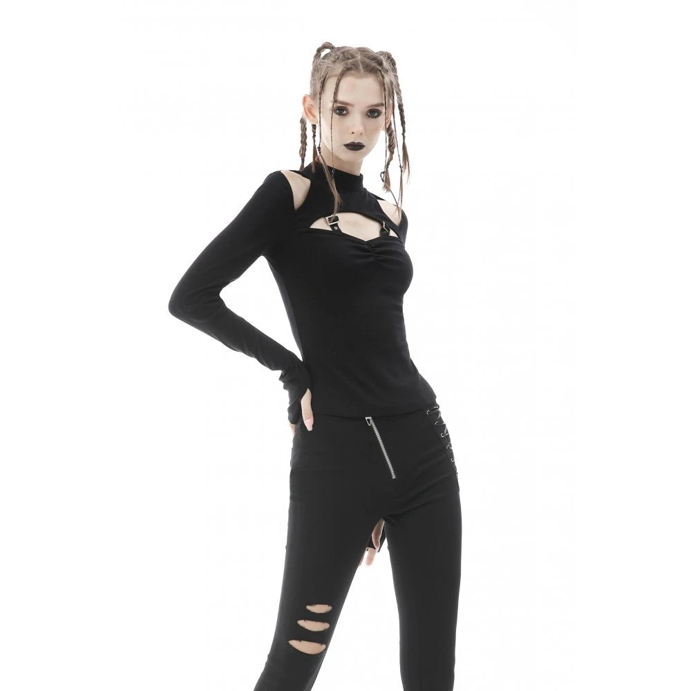 Dark In Love Alice Cold Shoulder Top Ladies 15 Dark In Love Alice Cold Shoulder Top Ladies