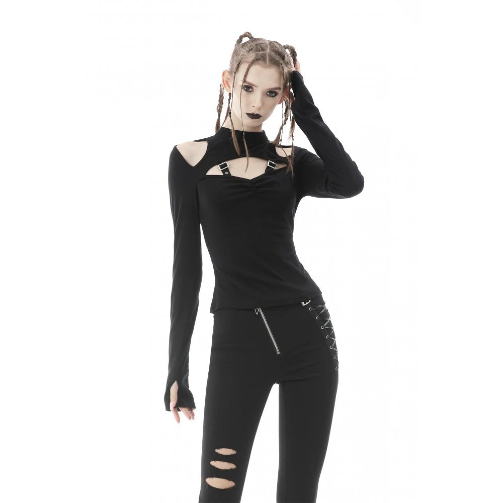 Dark In Love Alice Cold Shoulder Top Ladies 16 Dark In Love Alice Cold Shoulder Top Ladies