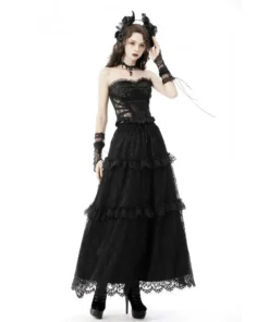 Dark In Love Delilah Corset Top Ladies