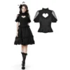 Dark In Love Lovers Heart Blouse