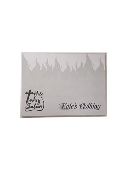None Homeware Kate's Clothing Note Today Satan Sticky Notes 3 None Homeware Kate's Clothing Note Today Satan Sticky Notes