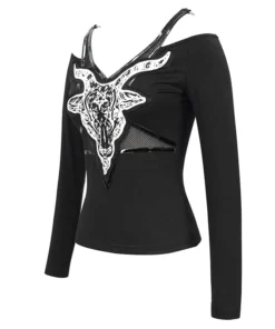 Ladies Devil Fashion Ezra Long Sleeve Top