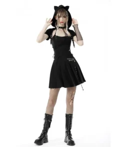 Ladies Dark In Love Catitude Cape