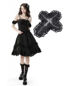 Dark In Love Crucifix Hair Clip