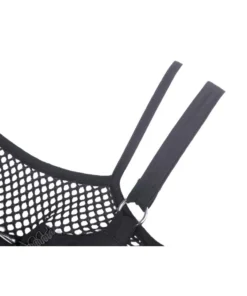 Ladies Dark In Love Carina Fishnet Top