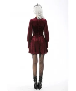 Dark In Love Alfreda Dress Burgundy Ladies