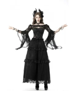 Ladies Dark In Love Delilah Maxi Skirt 24 Ladies Dark In Love Delilah Maxi Skirt