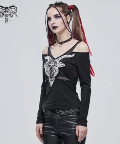 Ladies Devil Fashion Ezra Long Sleeve Top 20 Ladies Devil Fashion Ezra Long Sleeve Top