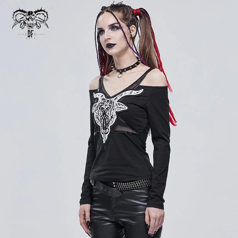 Ladies Devil Fashion Ezra Long Sleeve Top 10 Ladies Devil Fashion Ezra Long Sleeve Top