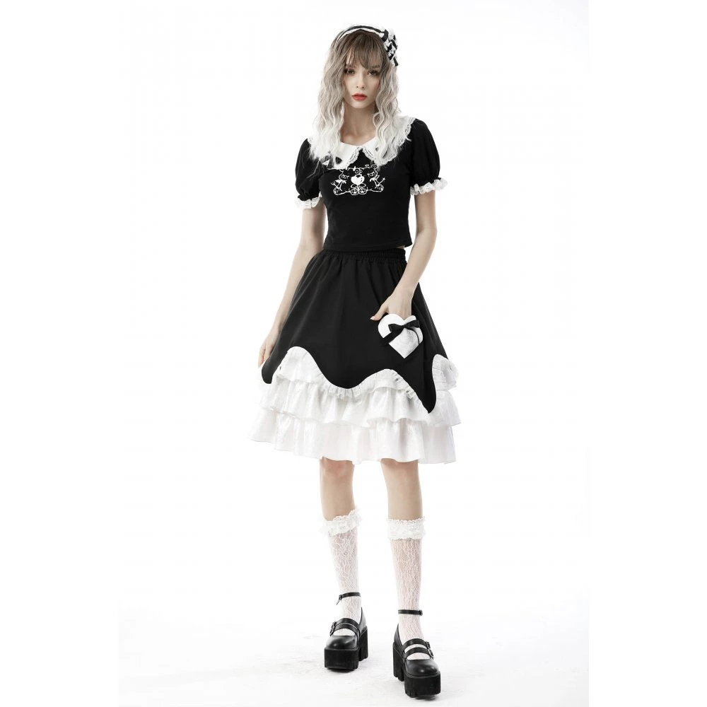 Dark In Love Prairie Frill Skirt 16 Dark In Love Prairie Frill Skirt