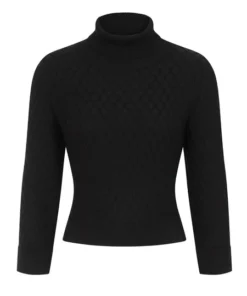 Ladies Collectif Rai Knitted Roll Neck Jumper