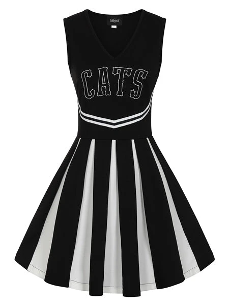 Collectif Team Cats Cheerleader Skater Dress 4 Collectif Team Cats Cheerleader Skater Dress