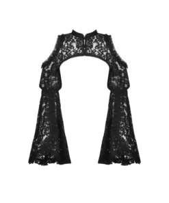 Ladies Dark In Love Esmeralda Lace Cape