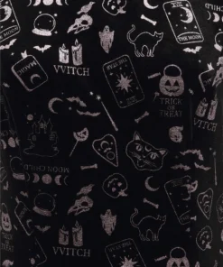 Ladies Collectif Peta Spooky Velvet Swing Dress 14 Ladies Collectif Peta Spooky Velvet Swing Dress