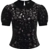 Collectif Peta Spooky Velvet Top 1 Collectif Peta Spooky Velvet Top