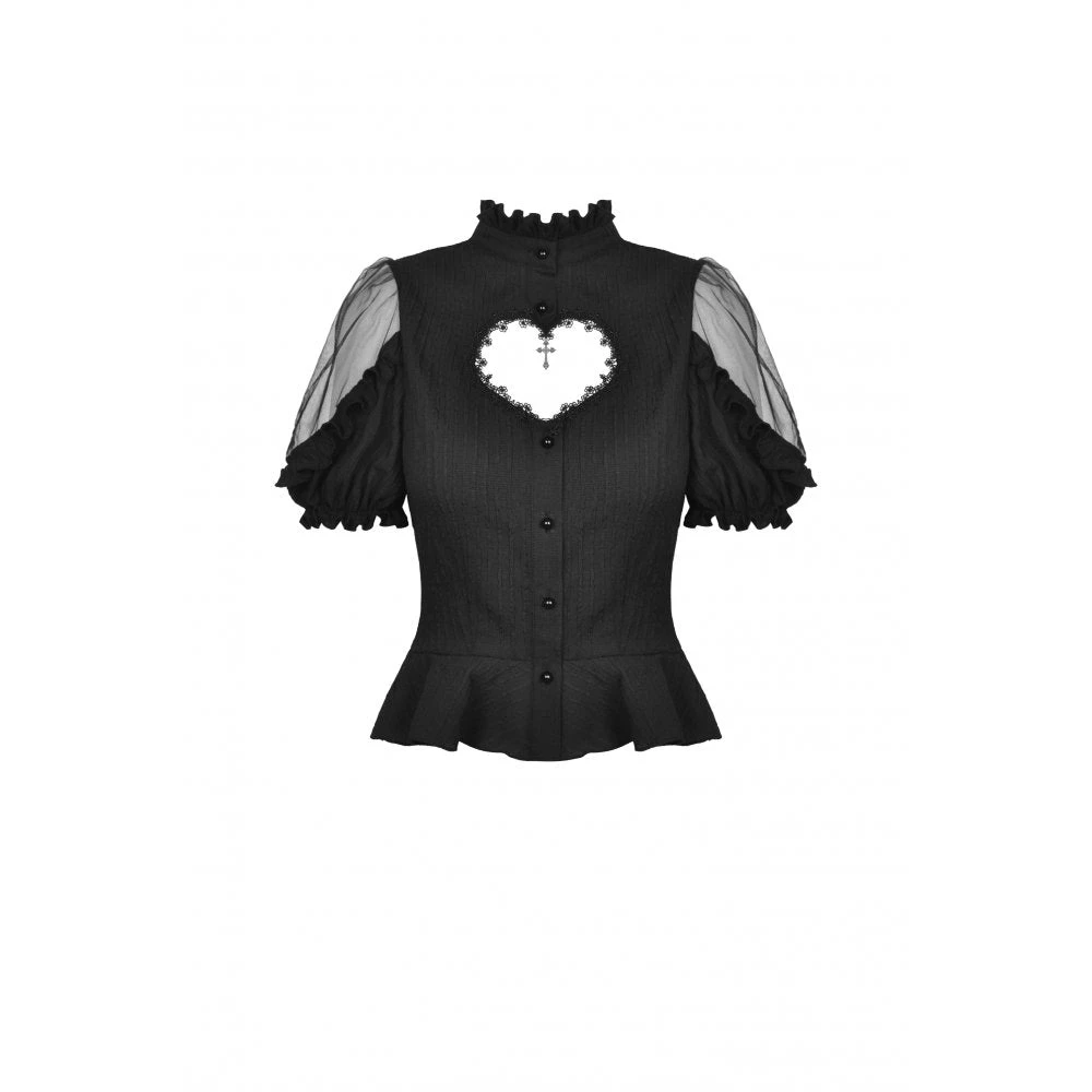Dark In Love Lovers Heart Blouse 4 Dark In Love Lovers Heart Blouse