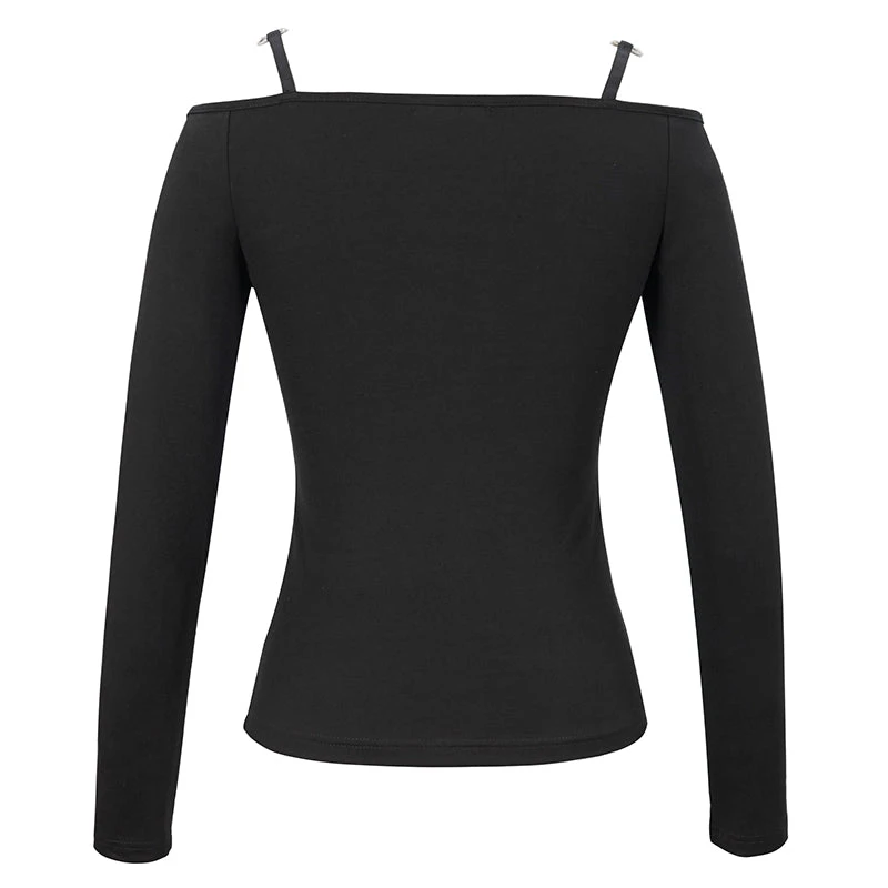 Ladies Devil Fashion Ezra Long Sleeve Top 6 Ladies Devil Fashion Ezra Long Sleeve Top