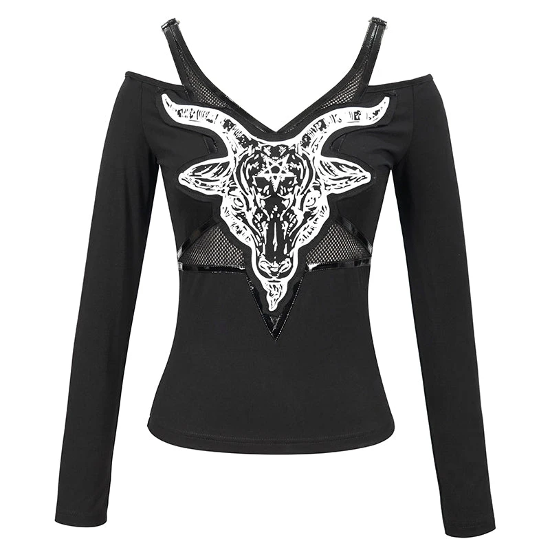 Ladies Devil Fashion Ezra Long Sleeve Top 5 Ladies Devil Fashion Ezra Long Sleeve Top