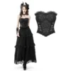 Dark In Love Delilah Corset Top Ladies